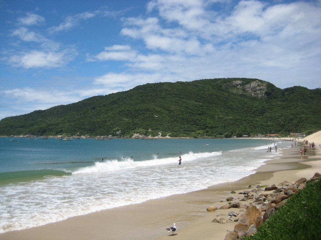 Praia dos Ingleses, no Norte da Ilha de Florianópolis