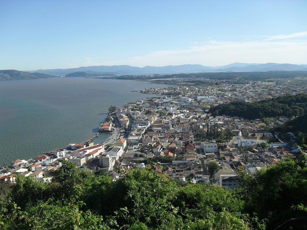 Vista do centro histórico de Laguna (SC)