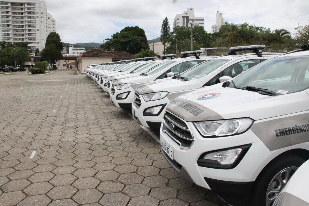 Viaturas da Polícia Militar de Santa Catarina