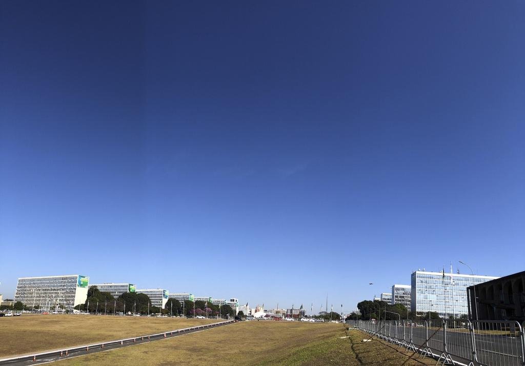 Esplanada dos Ministérios, em Brasília
