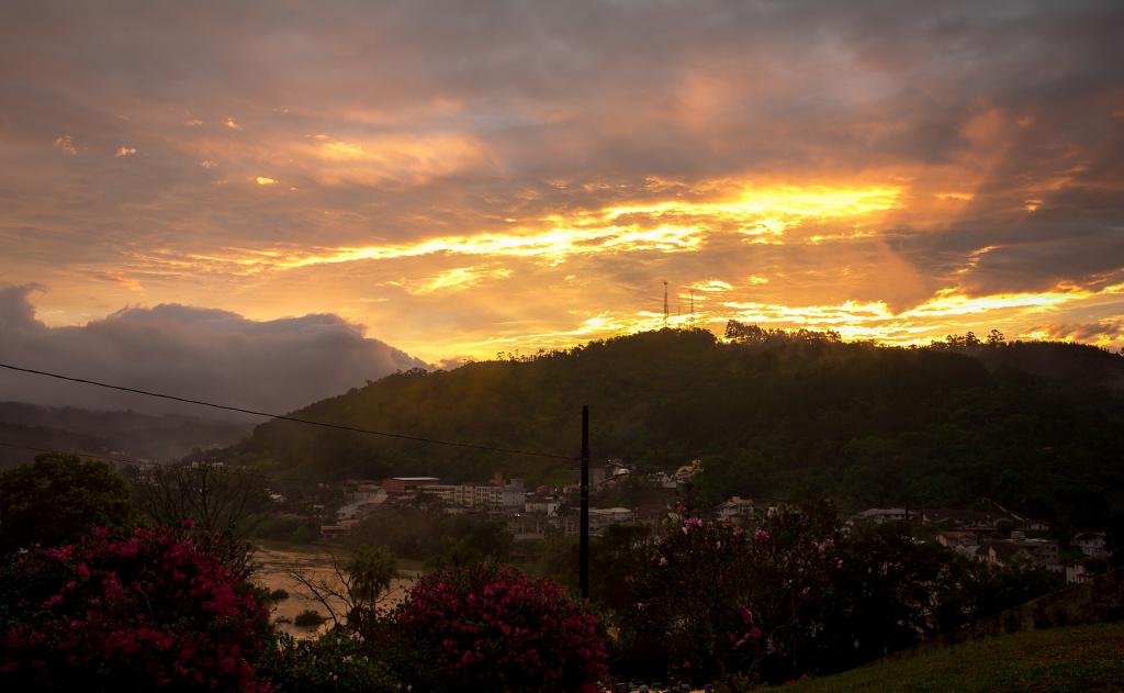 Vista de Ibirama, no Alto Vale do Itajaí