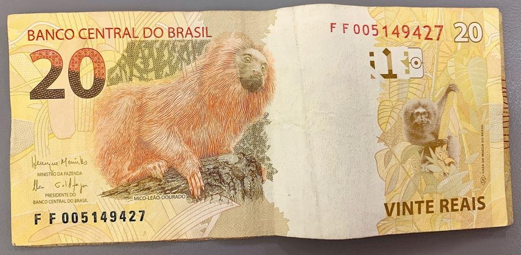 Cédula de 20 reais