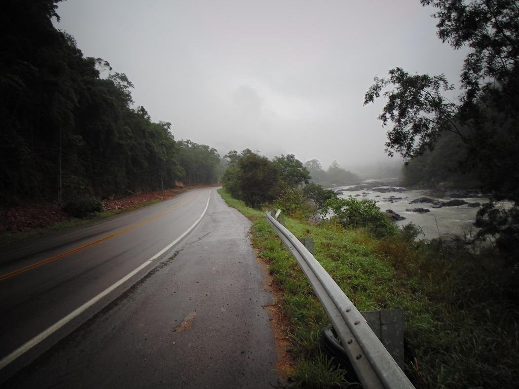 Trecho da BR-470 em Santa Catarina